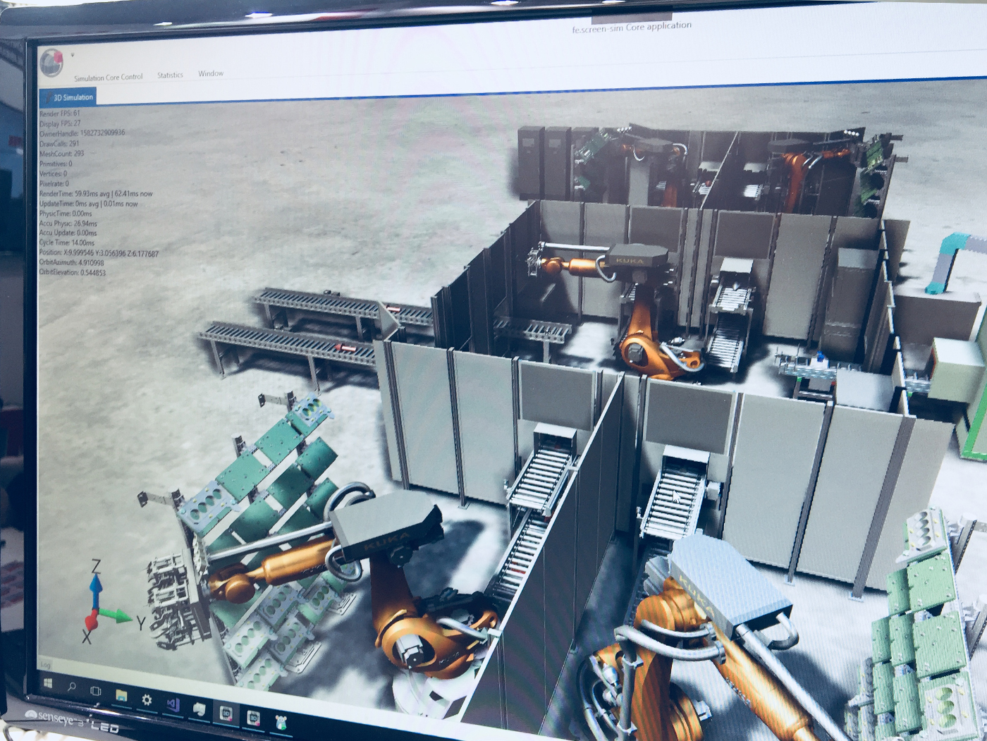 3D plant simulation with fe.screen-sim