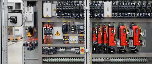 Photo interior of a switch cabinet