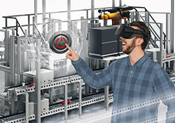 Virtual Reality Maschinenbauanlage