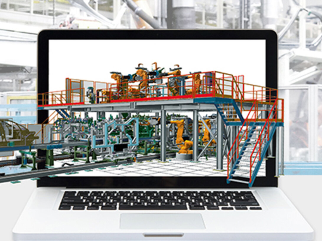 Was ist virtuelle Inbetriebnahme? Was ist virtuelle Inbetriebnahme? Screenshot Anlagensimulation.